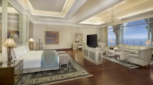 Waldorf Astoria Dubai May 2014 Royal Suite Master Bedroom (2)