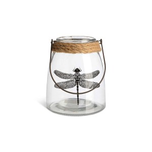 DEPOT_Windlicht Libelle Glas klar ca D 13 x H 15 cm_EUR 5,99