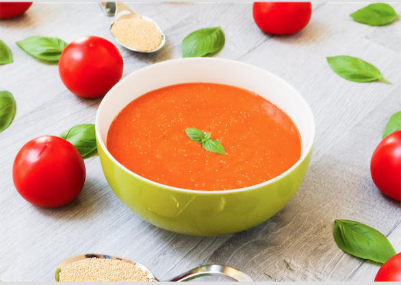 Tomaten-Kokos-Suppe mit Amarant | Wellness Magazin – The way of life